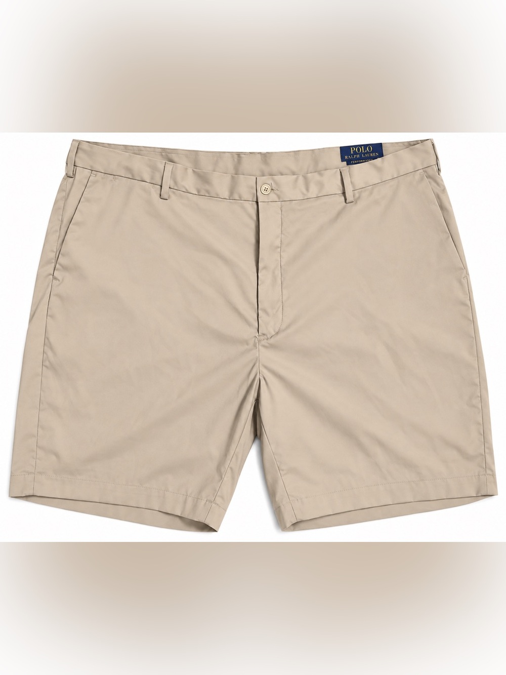Polo Ralph Lauren Performance Men’s Khaki Shorts 48B Beige Stretch Golf Chino